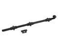U Need Hardware HD024D-622/019 Heavy Duty Surface Bolt 24" with Deco Spiral Knob - Matte Black