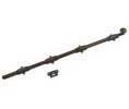 U Need Hardware HD036D-613/10B Heavy Duty Surface Bolt 36" with Deco Spiral Knob - Oil-Rubbed Bronze
