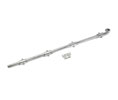 U Need Hardware HD048-625/026 Heavy Duty Surface Bolt 48" with Solid Knob - Polished Chrome