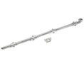 U Need Hardware HD048D-625/026 Heavy Duty Surface Bolt 48" with Deco Spiral Knob - Polished Chrome
