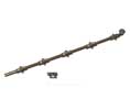 U Need Hardware HD060-609/US5 Heavy Duty Surface Bolt 60" with Solid Knob - Antique Brass