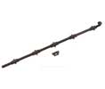 U Need Hardware HD060D-613/10B Heavy Duty Surface Bolt 60" with Deco Spiral Knob - Oil-Rubbed Bronze