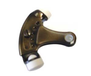 U Need Hardware HP800-609/US5 Heavy Duty Adjustable Hinge Pin Door Stop - Antique Brass