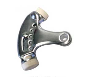 U Need Hardware HP800-626/26D Heavy Duty Adjustable Hinge Pin Door Stop - Satin/Brushed Chrome