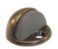 U Need Hardware LD200-609/US5 Solid Brass Low Dome Floor Door Stop - Antique Brass