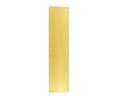 U Need Hardware PS312-605/US3 Solid Brass Push Plate - 3" x 12", Polished Brass