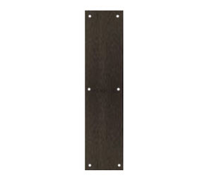 U Need Hardware PS315-613/10B Solid Brass Push Plate - 3 1/2" x 15", Oil-Rubbed Bronze