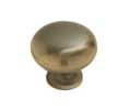 U Need Hardware RK100-609/US5 Solid Brass 1" Cabinet Round Knob - Antique Brass