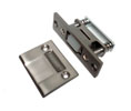 U Need Hardware RL900-619/015 Solid Brass Heavy Duty Roller Latch with Full Lip Strike - Satin/Brushed Nickel