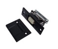 U Need Hardware RL900-622/019 Solid Brass Heavy Duty Roller Latch with Full Lip Strike - Matte Black