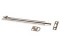 U Need Hardware SB006-618/014 Solid Brass Surface Bolt 6" - Polished Nickel Slide Bolt