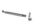 U Need Hardware SB006-620/15A Solid Brass Surface Bolt 6" - Antique Nickel/Pewter Slide Bolt