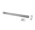 U Need Hardware SB006-626/26D Solid Brass Surface Bolt 6" - Satin/Brushed Chrome Slide Bolt