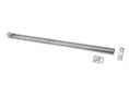 U Need Hardware SB012-626/26D Solid Brass Surface Bolt 12" - Satin/Brushed Chrome Slide Bolt