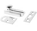 U Need Hardware SB112-625/026 Solid Brass Surface Bolt 1-1/2" - Polished Chrome Slide Bolt