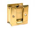 U Need Hardware SD300-605/US3 Solid Brass Pocket Door/ Sliding Door Pull: Passage - Polished Brass