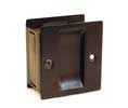 U Need Hardware SD300-613/10B Solid Brass Pocket Door/ Sliding Door Pull: Passage - Oil-Rubbed Bronze
