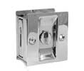 U Need Hardware SD302-625/026 Solid Brass Pocket Door/ Sliding Door Pull: Privacy - Polished Chrome