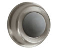 U Need Hardware WB100-619/015 Solid Brass 1" Convex Wall Bumper, Wall Door Stop: Satin/Brushed Nickel