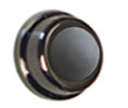U Need Hardware WB100-620/15A Solid Brass 1" Convex Wall Bumper, Wall Door Stop: Antique Nickel/Pewter
