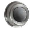 U Need Hardware WB100-626/26D Solid Brass 1" Convex Wall Bumper, Wall Door Stop: Satin/Brushed Chrome