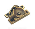 U Need Hardware WL107-609/US5 Solid Brass Window Sash Lock - Antique Brass