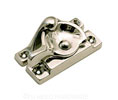 U Need Hardware WL107-618/014 Solid Brass Window Sash Lock - Polished Nickel