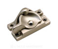 U Need Hardware WL107-619/015 Solid Brass Window Sash Lock - Satin/Brushed Nickel