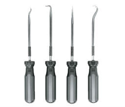 Ullman 758-PSP-4 Ullman 4-Piece Hook & Pick Sets - Screwdriver Handle Type