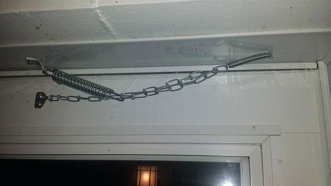 Ultra Hardware 15001 Storm Door Crash Chain Heavy Duty Zinc Finish