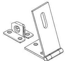 Ultra Hardware 96462 Steel Fixed Staple Safety Hasp