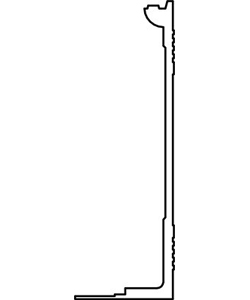 Besam US01-0441-LLDB Swingmaster Removable Cover- Dark Bronze