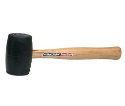 Vaughan 770-RM2W Vaughan® Solid Rubber Mallets - 1 1/2lb Head Weight