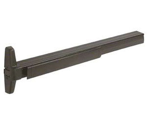Von Duprin 33AE04313 CRL Von Duprin® Rim Panic Exit Device with Grooved Case - 48”, Dark Bronze, Exit Only 