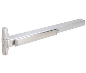 Von Duprin 3547AE03626 CRL Von Duprin® Concealed Vertical Rod Panic Exit Device with Smooth Case 36" x 99" Exit Only - Satin Chrome