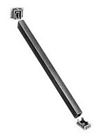 Von Duprin 4854-102-313-LHR Steel Mullion - 10'2" - 6111 LHR & 299 Strike Prep - Duranodic