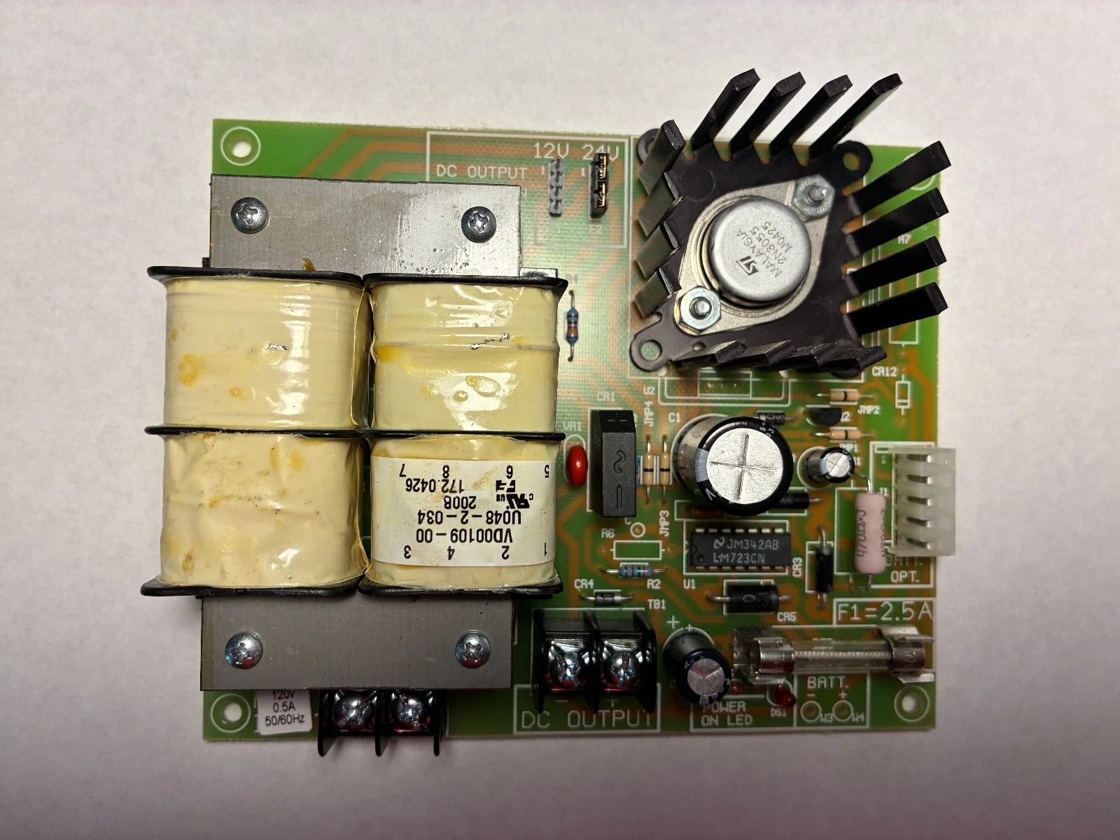 Von Duprin PS861 Circuit Board only 12/24VDC-1A