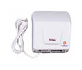 World Dryer 0833 Nova 1 Plug Surface Mounted Automatic Hand Dryer - Aluminum, White, Plug-in