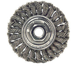 Weiler 804-08014 Dualife® Standard Twist Knot Wire Wheels - 3" Diam - 0.0140" Wire Size