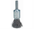 Weiler 804-10014 Crimped Wire Solid End Brushes - 1/2" Diam - 0.0104" Wire Size - Stainless Steel Material