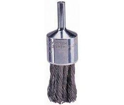 Weiler 804-10025  Hollow-End Knot Wire End Brushes - 3/4" Diam - 0.0140" Wire Size