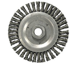 Weiler 804-13238 High Performance Stringer Bead Brushes - 4 1/2" Diam - Stainless Steel Material
