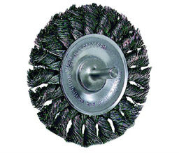 Weiler 804-17681 Dualife® Standard Twist Knot Wire Wheels - 3" Diam - 0.0140" Wire Size