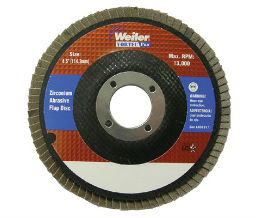Weiler 804-31343  Vortec Pro® Abrasive Flap Discs - 36 Grit
