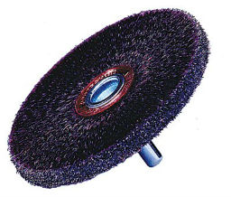 Weiler 804-35315 Polyflex® Encapsulated Stem-Mounted Conflex Brushes - 3" Diam