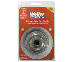 Weiler 804-36061  Vortec Pro® Crimped Wire Cup Brushes - 5" Diam