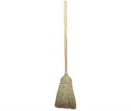 Weiler 804-44008 Upright & Whisk Brooms - Broom Corn, Rattan Bristle Material
