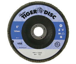 Weiler 804-50650 Tiger® Disc Abrasive Flap Discs - 60 Grit