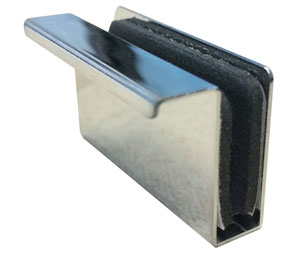 Wood Technology WY7016 Strike Plate - Pull Style, Bright Nickel Plated - 1 Each