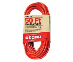 Woods 860-268 Outdoor Round Vinyl Extension Cords